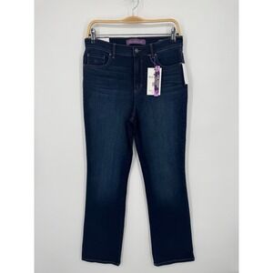 NWT Gloria Vanderbilt Amanda Original Bootcut Jeans Women 8 Blue Denim Dark Wash